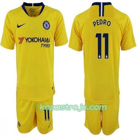 Billiga Fotbollströjor Chelsea Pedro 11 Barn Borta tröja 2018/19 Kortärmad